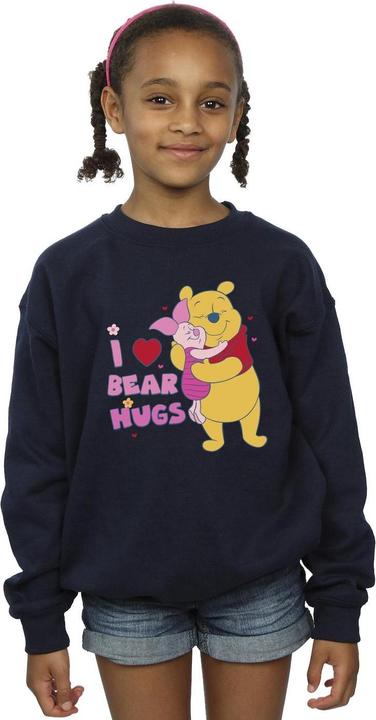 Actual product image Disney Girls Winnie The Pooh Mum Best Hugs Sweatshirt (140, 146)