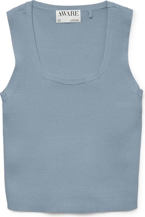 Aware Vmpoppy Sl Square Neck Top Vma