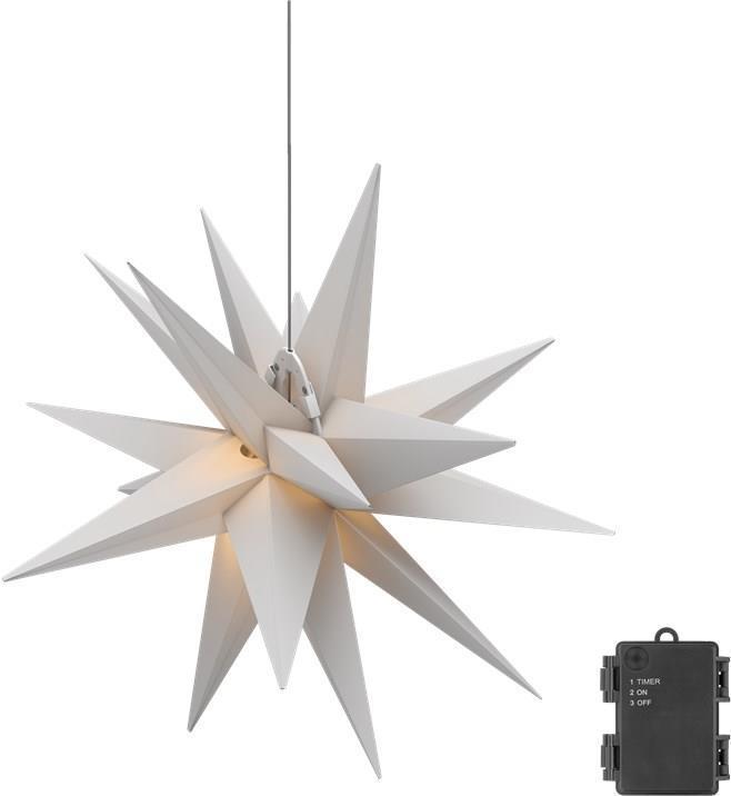 Produktbild Goobay LED-Weihnachtsstern 3D, Ø 56 cm, batteriebetrieben