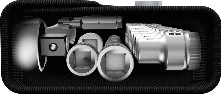 Actual product image Wera 8100 SC 7 Zyklop Metal Ratchet Set (19 mm, 11 mm, 13 mm, 14 mm, 18 mm, 15 mm, 12 mm, 16 mm, 17 mm, 10 mm)