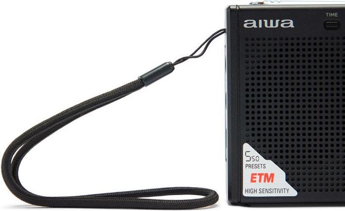 Actual product image Aiwa RMD-77 radio Draagbaar Analoog & digitaal Zwart (LW, MW)