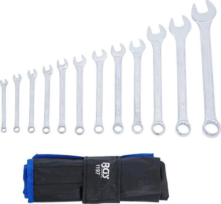 Actual product image BGS Combination spanner set (22 mm, 8 mm, 10 mm, 14 mm, 11 mm, 7 mm, 12 mm, 19 mm, 17 mm, 20 mm, 13 mm, 6 mm, 9 mm)