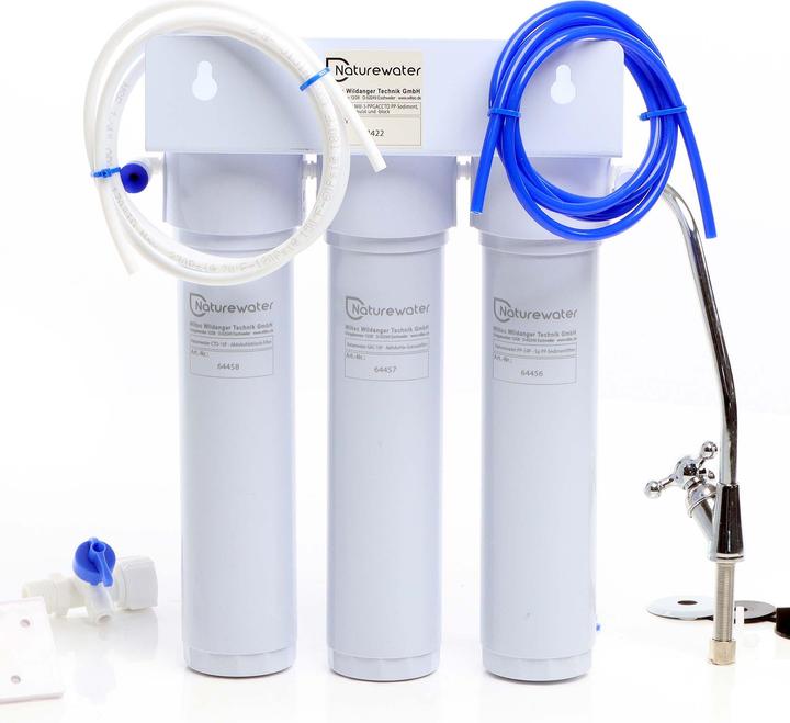 Produktbild Naturewater NW-3-PPGACCTO Wasserfilter PP-Sediment, Aktivkohlegranulat, -block