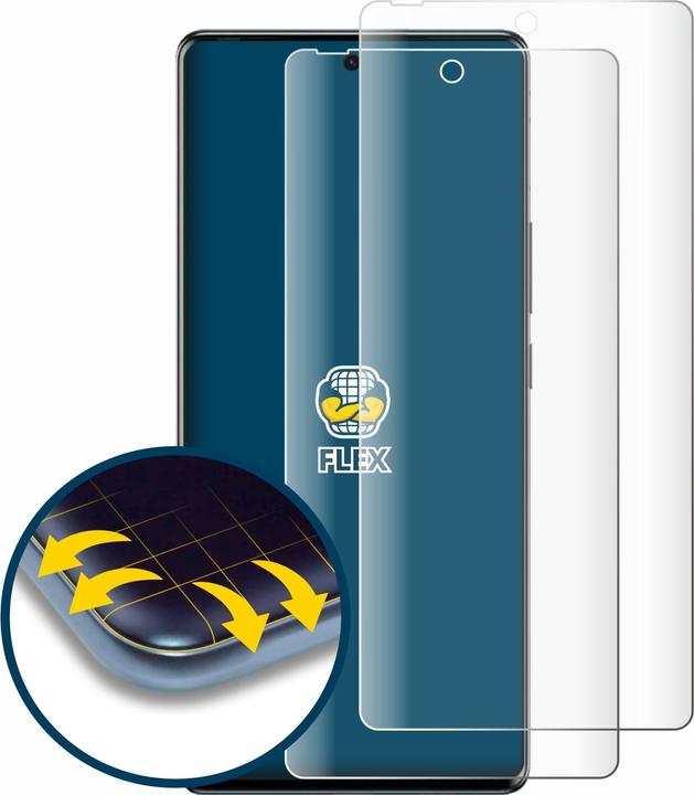 Actual product image BROTECT Full cover screen protector (2 Piece, Tecno Spark 20 Pro)