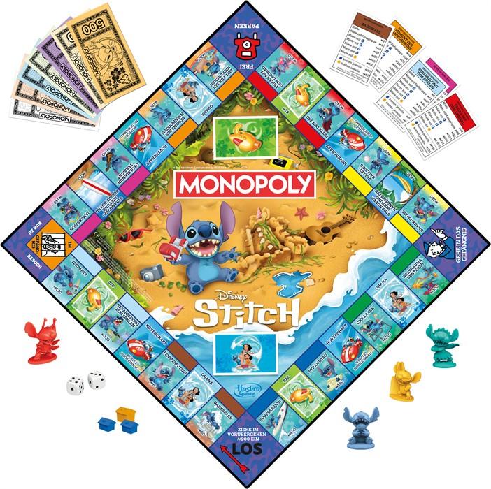 Actual product image Hasbro Gaming Monopoly Stitch (German)
