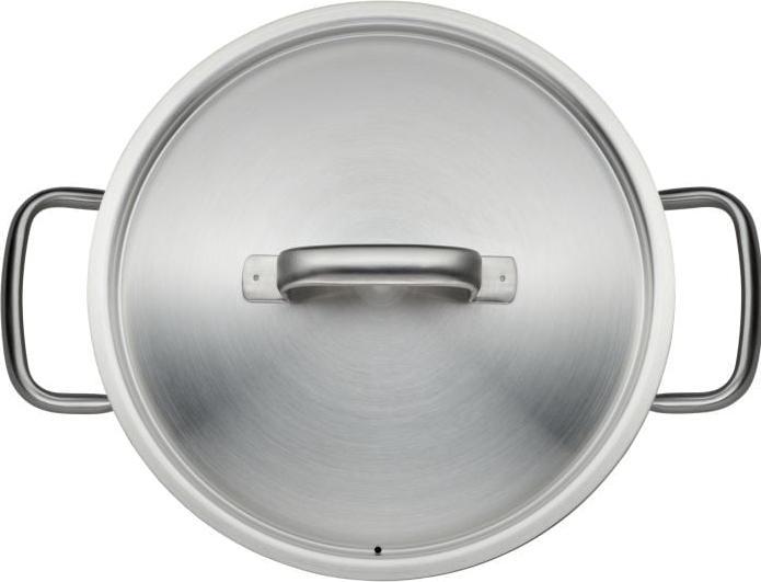 Produktbild WMF Kochtopf Gemüse- Suppentopf Induktion 24cm hoch 8,8l Gourmet Plus Edelstahl (24 cm, Kochtopf, Edelstahl)