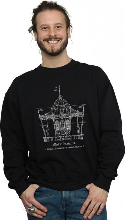 Produktbild Disney Mary Poppins Carousel Sketch Sweatshirt (XL)