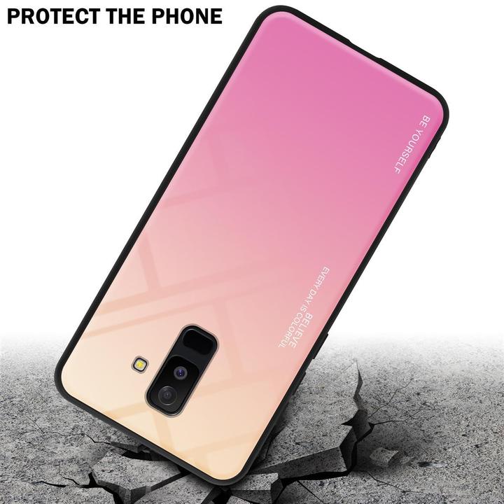 Actual product image Cadorabo TPU 2 colors glass cover (Samsung Galaxy A6+)