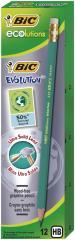Produktbild Bic Bleistift Ecolutions 650/655 mit Radierer (2 mm, HB, 12 x)
