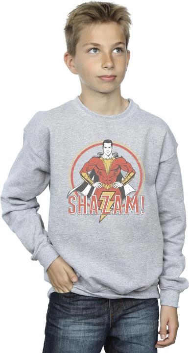 Produktbild Shazam Retro Circle Distressed Sweatshirt Jungen (152, 158)
