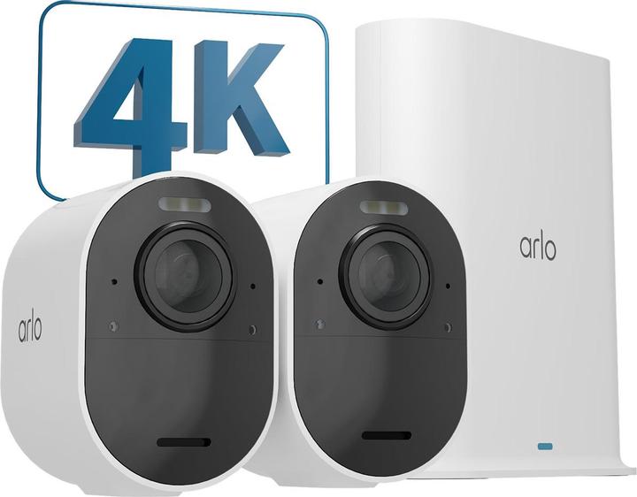 Actual product image Arlo Ultra 2 XL, 2 cameras kit white (3840 x 2160 pixels)