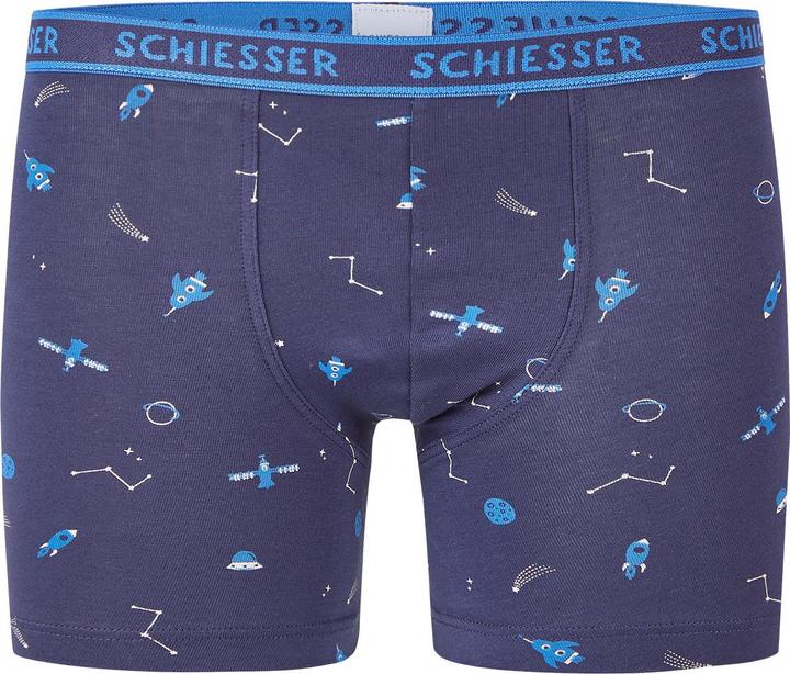 Actual product image Schiesser Pack of 6 Kids Boys 95/5 Organic Cotton Shorts / Pants (116, pack of 6)