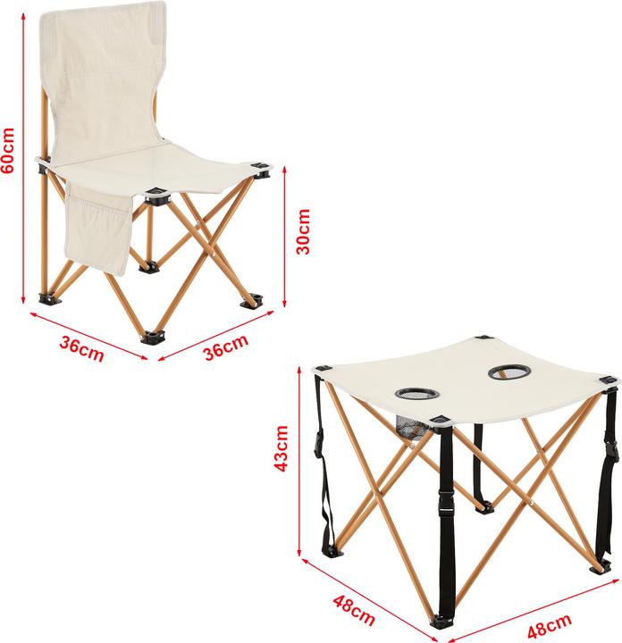 Produktbild Casa.Pro Gartenmöbelset Banzi 3-tlg. Textilgewebe Beige