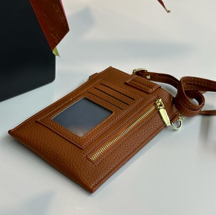 Produktbild PhoneLook Elegantes umhänge Etui universel für Smartphone bis 6.7 Zoll aus mit Brieftasche (Apple iPhone 15)