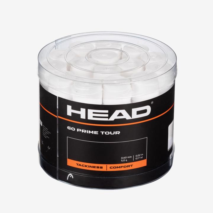 Actual product image Head Prime Tour Overgrip 60 Pack white