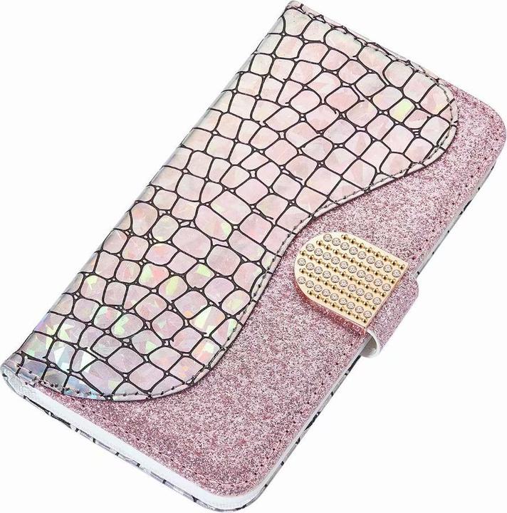 Actual product image PhoneLook Fourre Flip Croco Rhinestone (Apple iPhone 11 Pro)