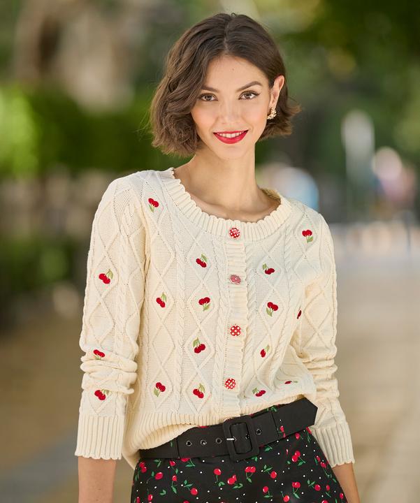 Immagine prodotto Joe Browns Cherry Cable Knit Cardigan (36)