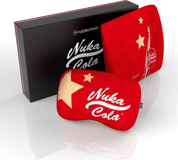 noblechairs Nuka-Cola Memory Foam Pillow Set - Fallout Edition