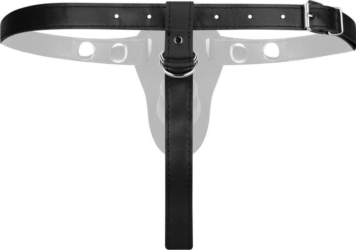 Actual product image Fetish Collection Double-Sided Strap-On Dildo - Black