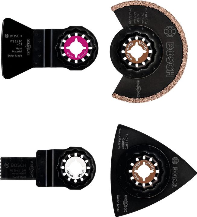 Produktbild Bosch Professional Zubehör Starlock Fliesen-Set für Multifunktionswerkzeuge, 4-teilig, inkl. Zubehör
