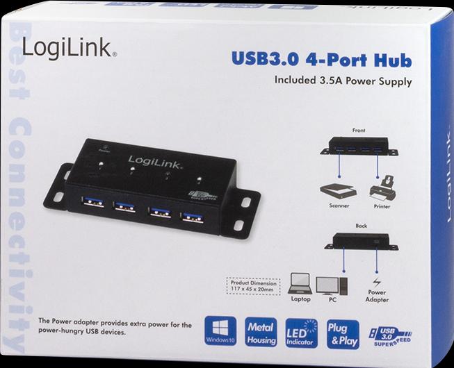 Image du produit LogiLink UA0149 (USB-A, 4 Ports)