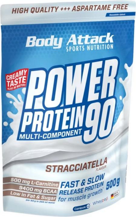 Produktbild Body Attack New Power Protein 90 (500g Beutel) (Stracciatella, 1 Stk., 500 g)