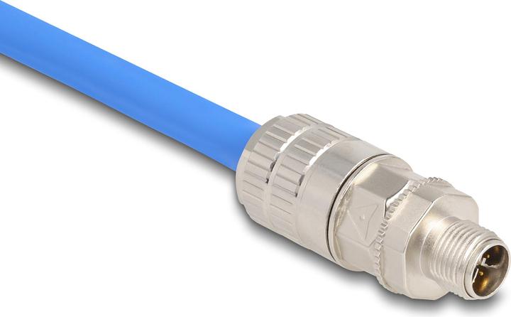 Immagine prodotto Delock Connettore M12 a 8 pin con codice X e cablaggio in campo Cat.6A