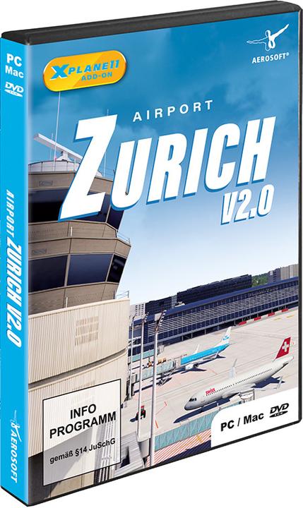 Produktbild Aerosoft Airport Zürich V2.0 für X-Plane 11 (PC, Mac, Multilingual)