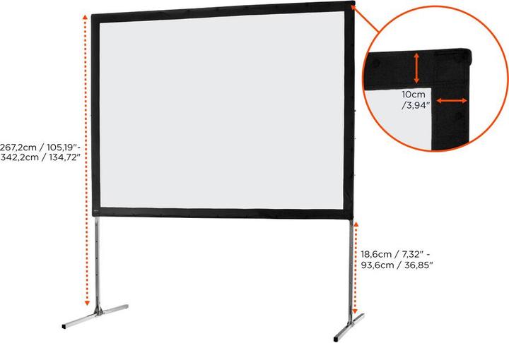 Produktbild Celexon Mobil Expert, Leinwand, 4:3 (120.08", 4:3)