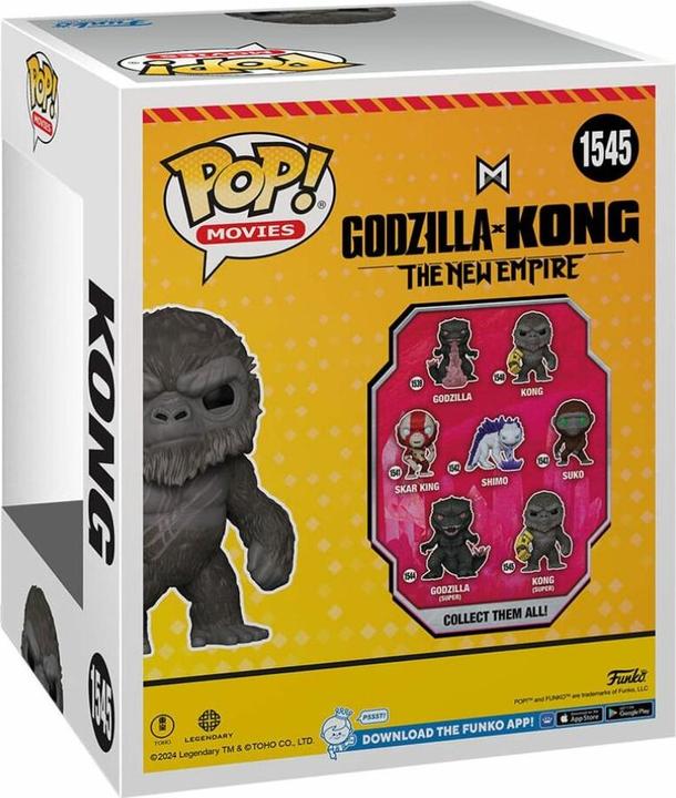 Actual product image Funko Godzilla vs Kong 2 Oversized POP! vinyl figure Kong 15 cm