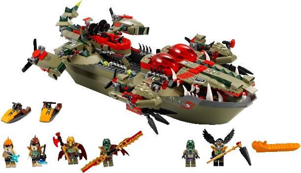 Actual product image LEGO Legends of Chima Cragger s Command Ship (70006)