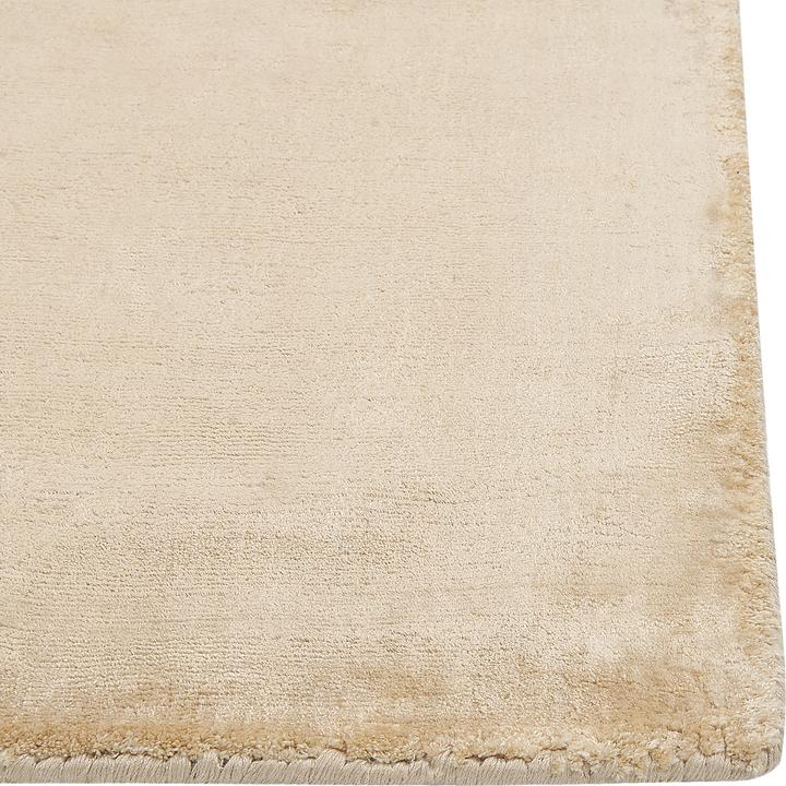 Produktbild Beliani Teppich Viskose sandbeige 80 x 150 cm Kurzflor GESI II (80 x 150 cm)