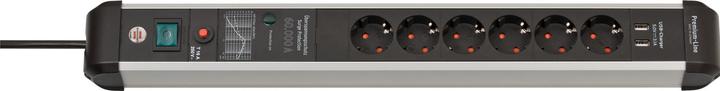 Produktbild Brennenstuhl Premium-Protect-Line (6 x, USB, 3 m)