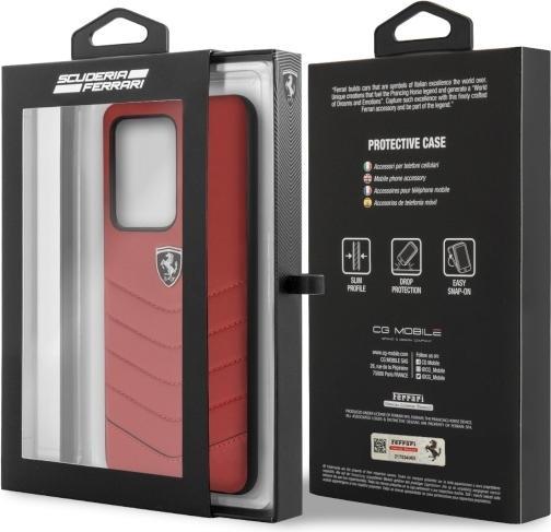 Produktbild Ferrari Hardcase FEHQUHCS69RE S20 Ultra G988 czerwony/red Heritage (Samsung Galaxy S20 Ultra)