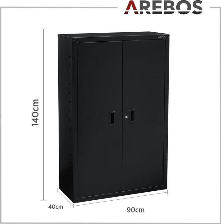 Actual product image Arebos Filing cabinet (140 x 90 x 40 cm)