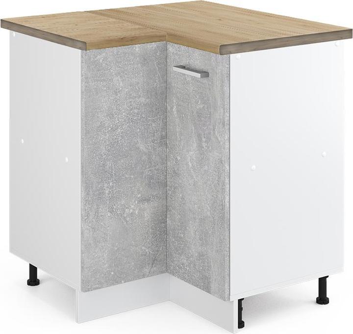 Actual product image Vicco Eckunterschrank R-Line (75.5 x 60 x 81.5 cm)