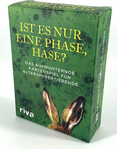 Produktbild Ist es nur eine Phase, Hase? – Das aufmunternde Kartenspiel für Alterspubertiere (Deutsch)