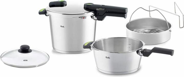 Produktbild Fissler Vitaquick Green Schnellkochtopf Set 6 L (22 cm, Pfannenset + Topfset, Edelstahl)