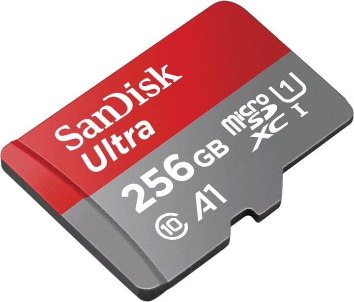 Immagine prodotto SanDisk Ultra mit Adapter (256 GB, microSDXC, U1, UHS-I)