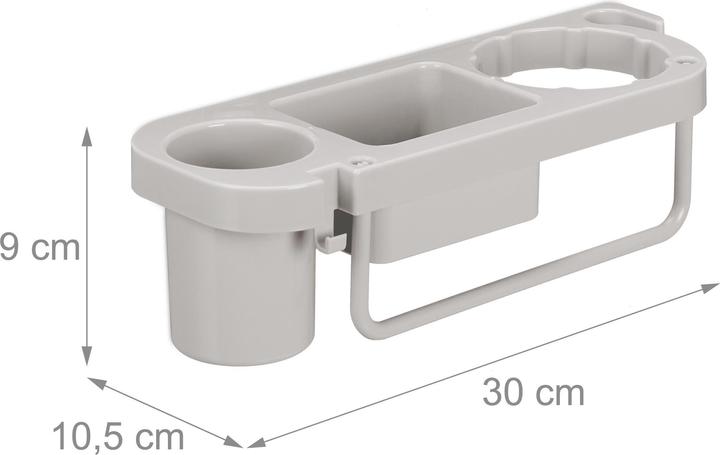 Actual product image Relaxdays Hairdryer holder
