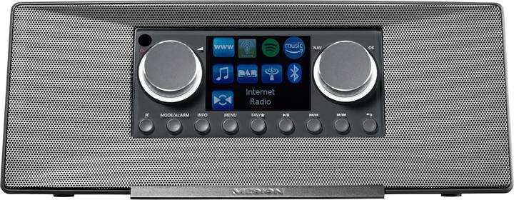 Actual product image Medion MD 89289 Stereo Internet radio grey (Web radio, DAB+, FM, Bluetooth, Wi-Fi)