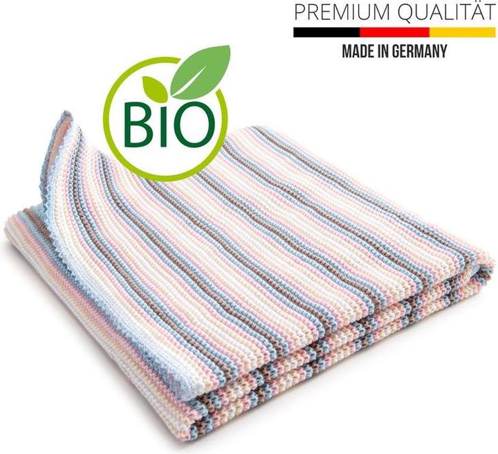 Actual product image Sonnenstrick Knitted Blanket Children Cuddle Blanket Baby Blanket Cotton Blanket Infant Blanket (80 x 80 cm)
