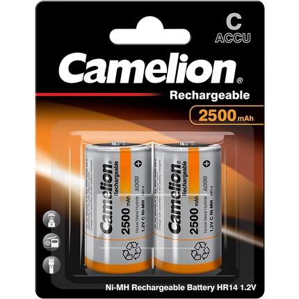 Actual product image Camelion NH-C2500BP2 - Rechargeable battery - nickel metal hydride (NiMH) - 1.2 V - 2 pc (2 pcs., C, 2500 mAh)