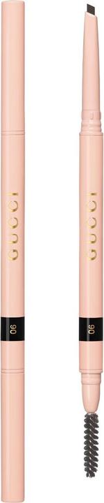 Gucci Stylo A Sourcils Waterproof Double-Ended Eyebrow Cream Pencil 06 Noir