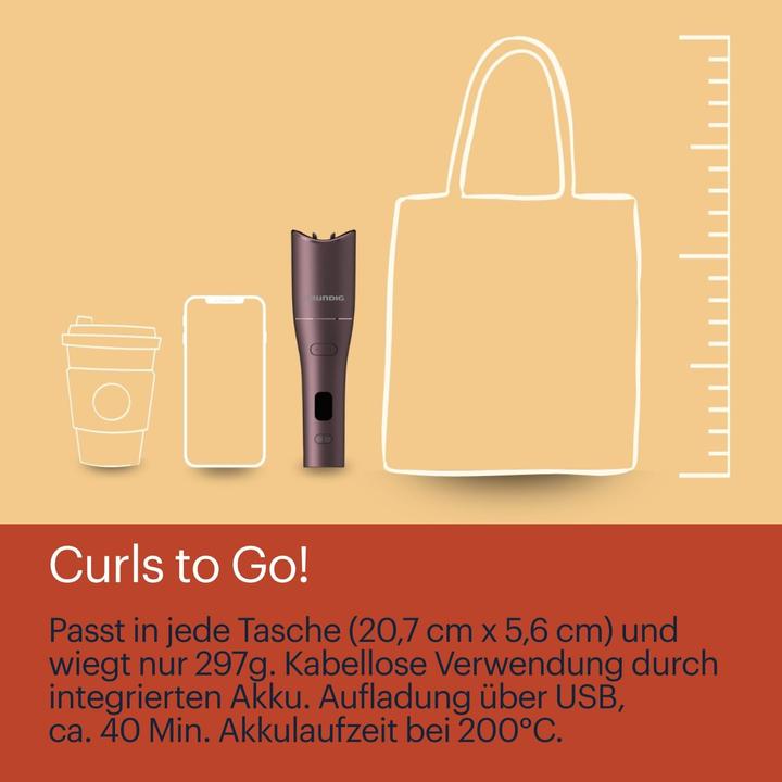 Actual product image Grundig Curling iron