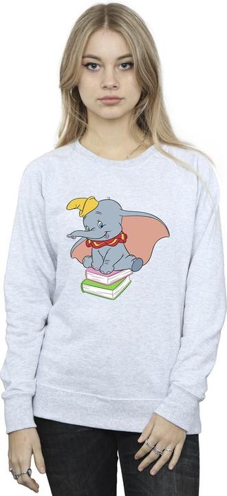 Image du produit Disney - Sweat DUMBO SITTING ON BOOKS - Femme (XL)
