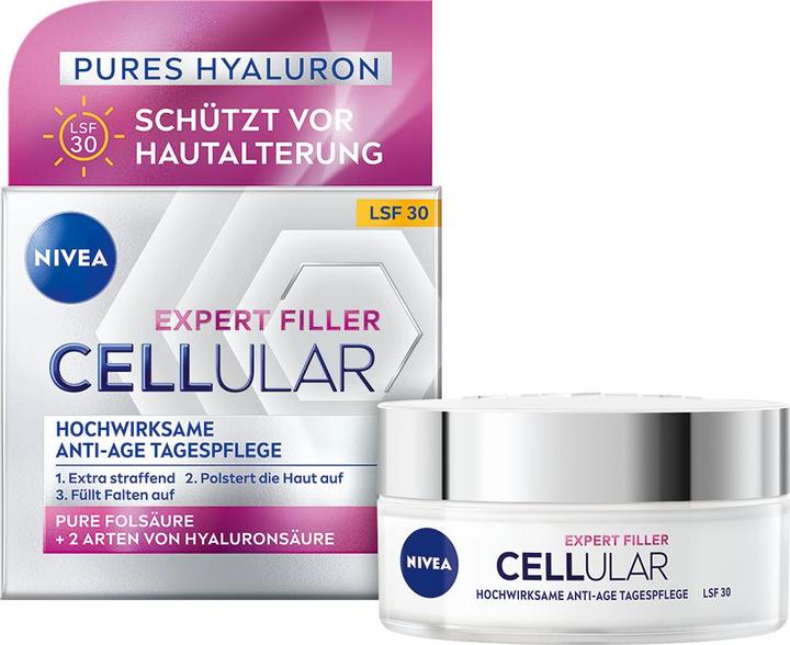 Produktbild NIVEA Cellular Expert Filler Anti-Age Tagespflege LSF 30 (50 ml, Tagescreme, SPF 30)