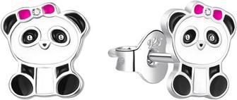 Produktbild Agato - Silver earrings with Panda enamel AGT-ED015P