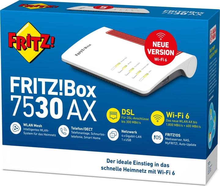 Actual product image AVM FRITZ!Box 7530 AX