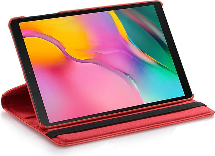 Produktbild Lobwerk Schutzhülle für Samsung Galaxy Tab A 10.1 SM-T510 10.1 Zoll Hülle Flip Case 360° Drehbar Rot (X)